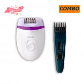 Combo Enamorados  Depiladora Philips + Corta Pelo Philips